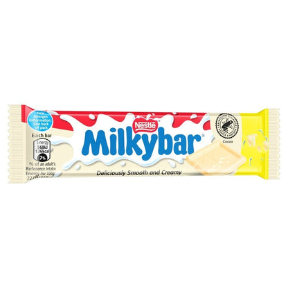 Nestle Milkybar White Chocolate Bar Bulk Box - 25g x 40 or 90g x 20 Sharing Bar