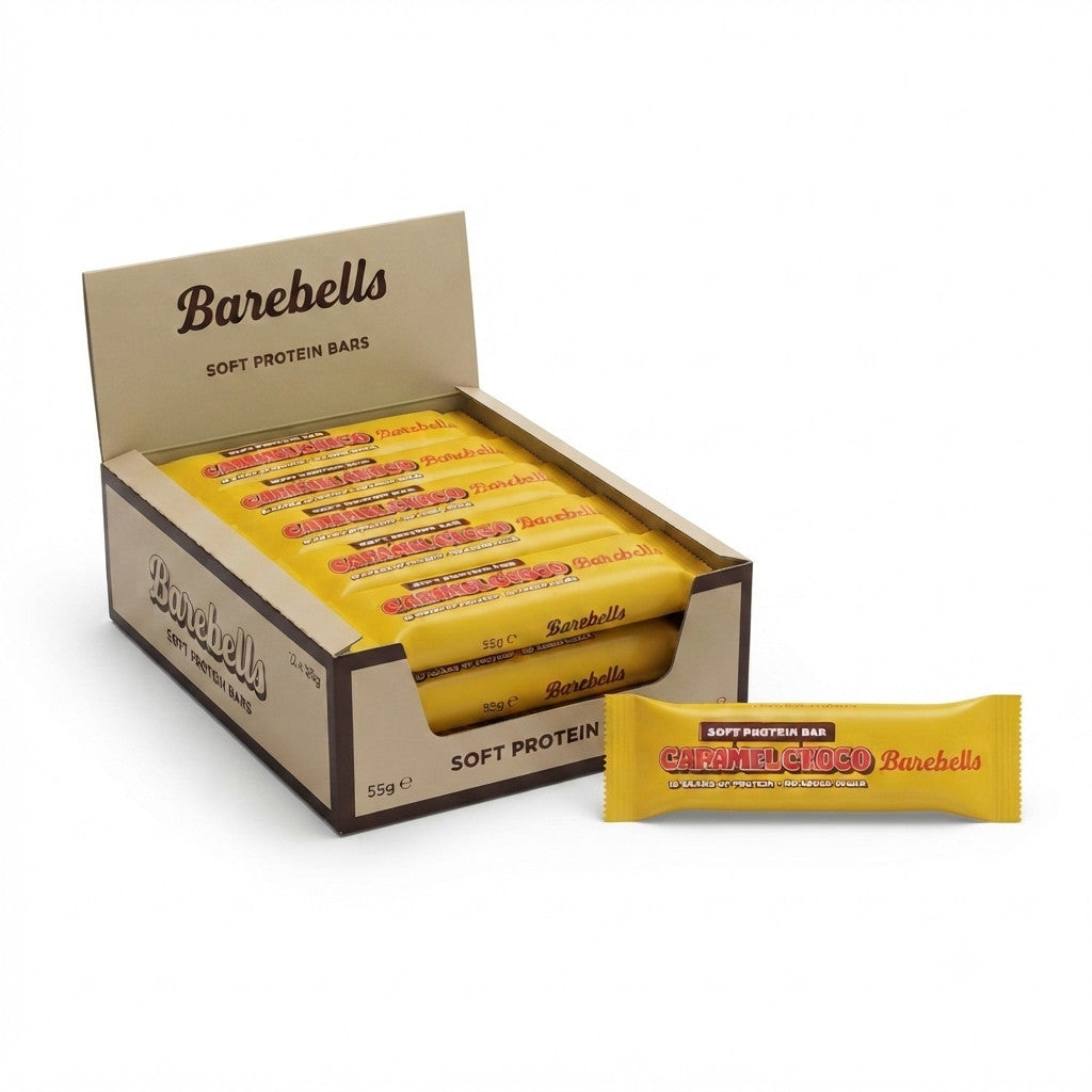 Barebells Soft Protein Bar Multipack 12x 55g Caramel Choco Banana Marshmallow