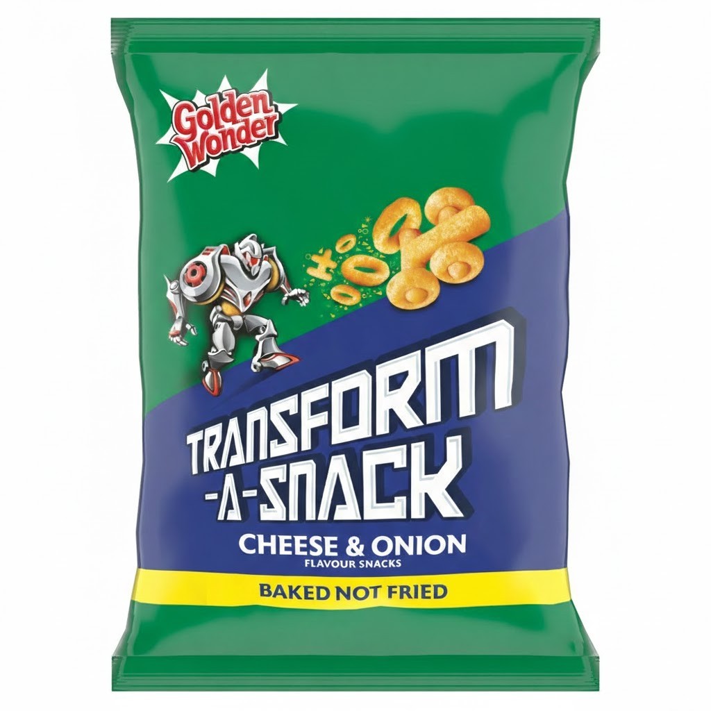 Golden Wonder Transform-A-Snack Crisps 27g x 30 | 4 Flavours | Bulk Box