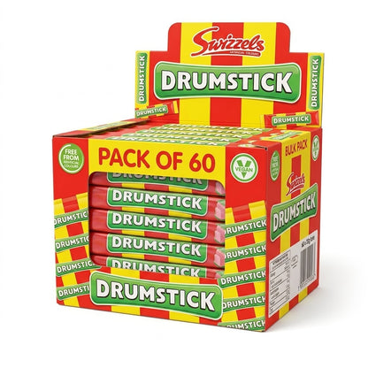 Swizzels Drumstick Raspberry & Milk Chew Bars 18g x 60 | Vegan