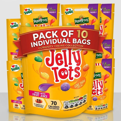 Rowntree's Fruit Gums & Jelly Sweets Variety Pack 120g x 50 | 5 Favourite Varieties