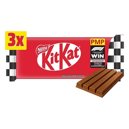 Nestle KitKat F1 Chocolate Bar Multipack Bulk Box - Chunky Duo 4-Finger Snack
