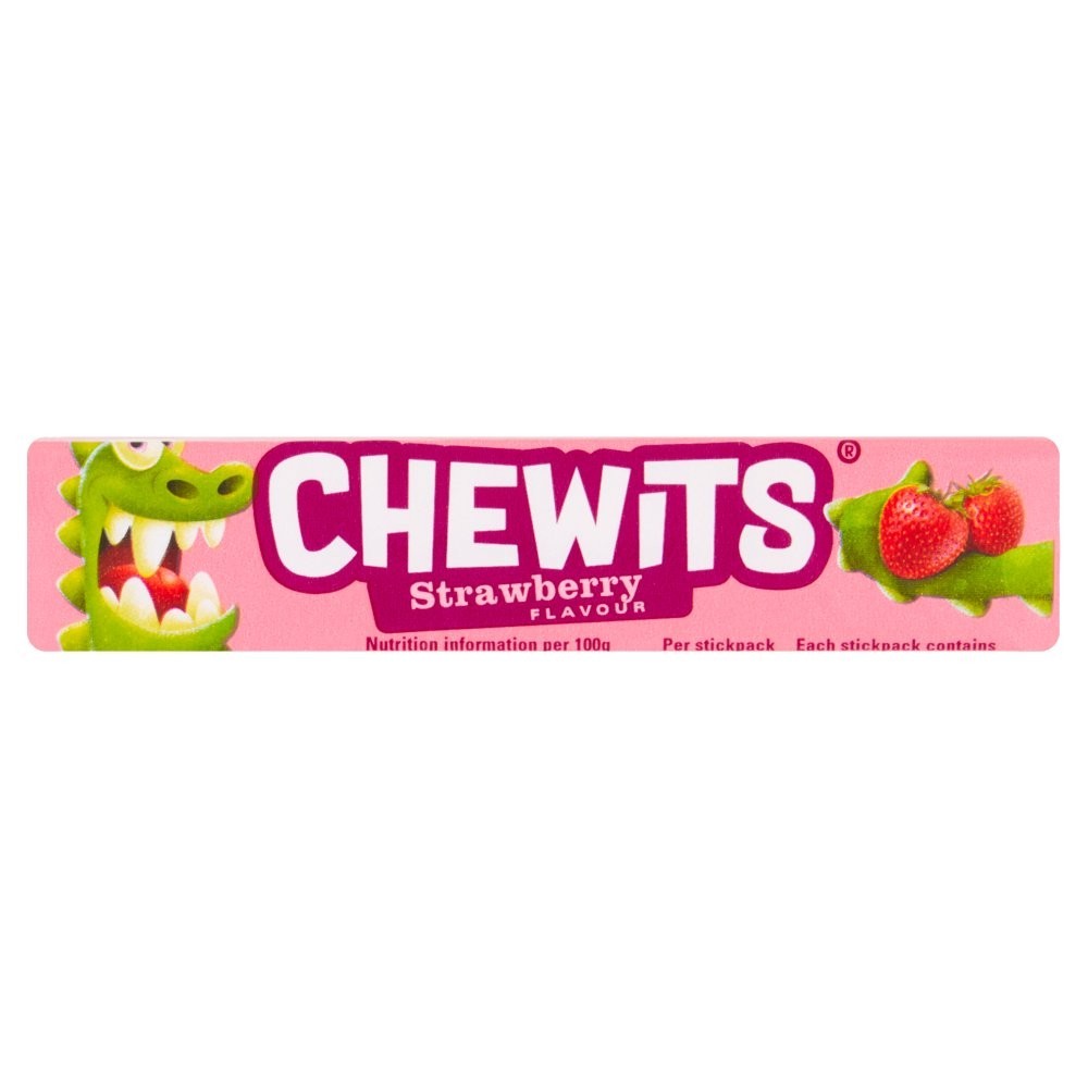 Chewits Chewy Sweets 30g x 40 | Blue Raspberry, Strawberry, Cola & Fruit Salad