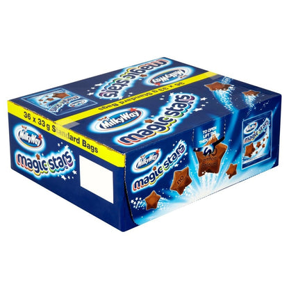 33g x 36 Milky Way Magic Stars Milk Chocolate Bag Bulk Box Multipack