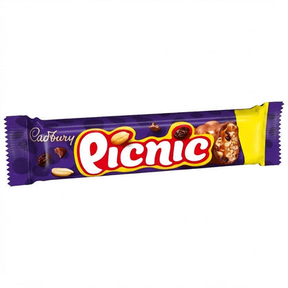 Cadbury Picnic Chocolate Bar 48g & Dairy Milk 54g Bulk Box 36 x Variety Pack UK
