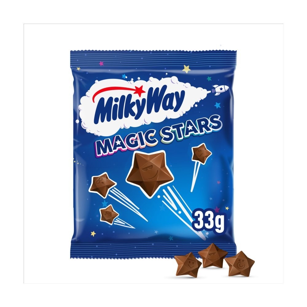 33g x 36 Milky Way Magic Stars Milk Chocolate Bag Bulk Box Multipack