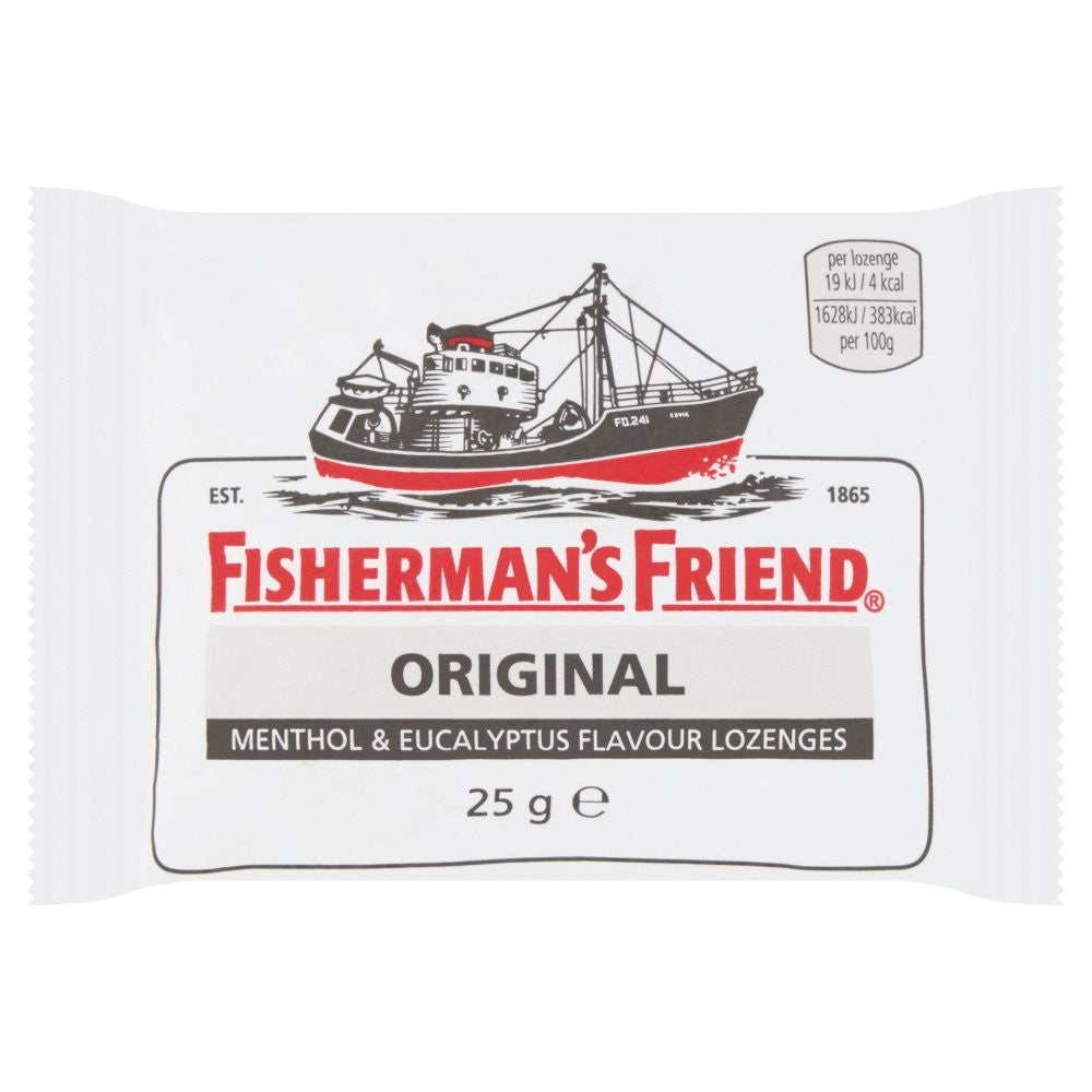 Fisherman's Friend Original Lozenges 25g x 24 | Menthol & Eucalyptus