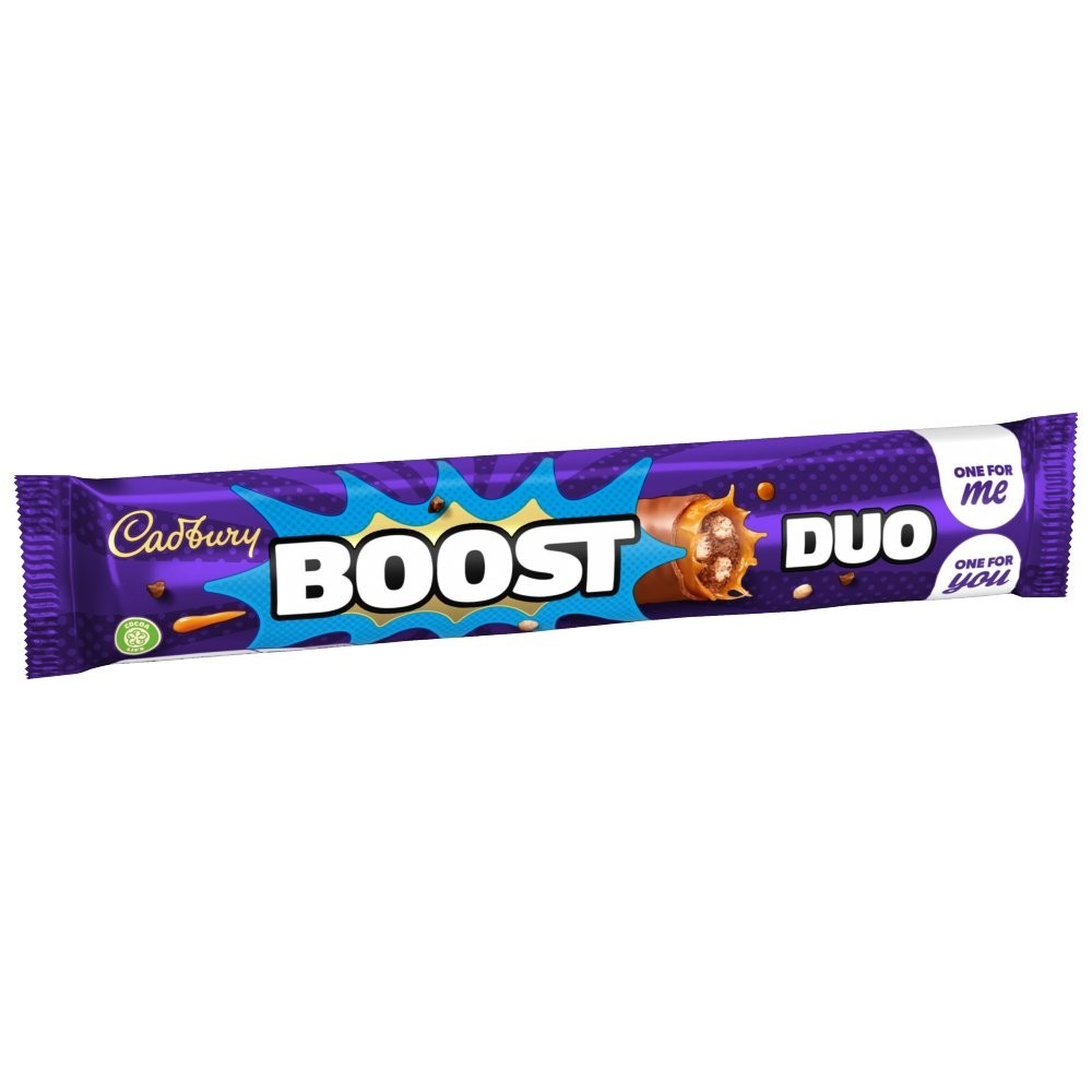 Cadbury Duo Chocolate Bars Bulk Box 32 x Wispa, Boost, Double Decker, Starbar