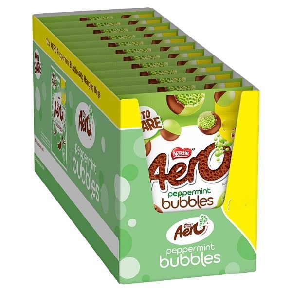Aero Bubbles Chocolate Sharing Bag Multipack Bulk Buy Peppermint or Caramel 80g