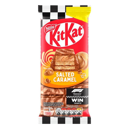 99g x 15 Nestle KitKat Chocolate Sharing Bar Bulk Box - Salted Caramel Brownie