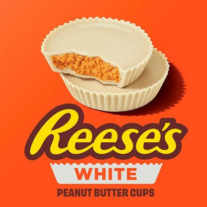 Reese's Peanut Butter Cups Bulk Box Options - White Creme, Milk Chocolate 2-Pack