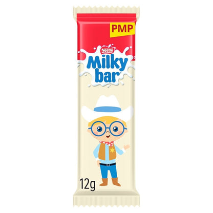 12g x 54 Nestle Milkybar White Chocolate Bars Box Bulk Pack Creamy Smooth Snack