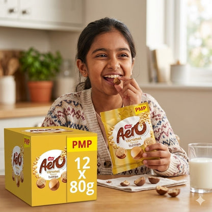 Aero Bubbles Chocolate Sharing Bag Multipack Bulk Buy Peppermint or Caramel 80g