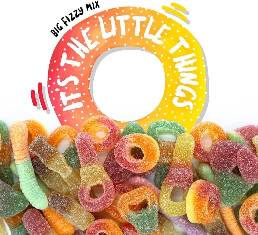Bebeto Big Fizzy Mix Jelly Sweets 150g x 10 | Halal & Fruit Juice