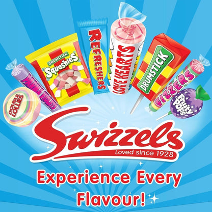 Swizzels Squashies Sweets 60g x 30 | Raspberry & Milk or Cherry & Apple