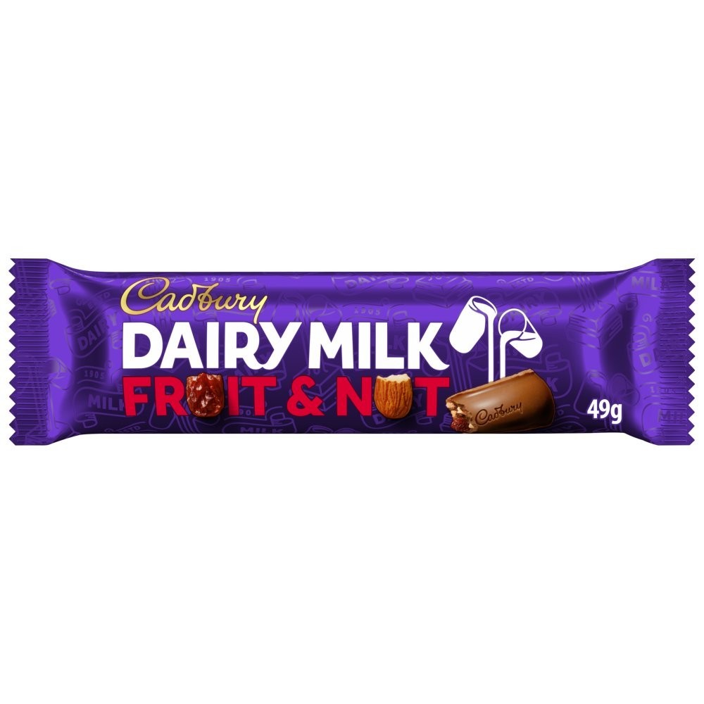 Cadbury Dairy Milk Chocolate Bars Bulk Box 48x - Original, Caramel, Wholenut, Fr
