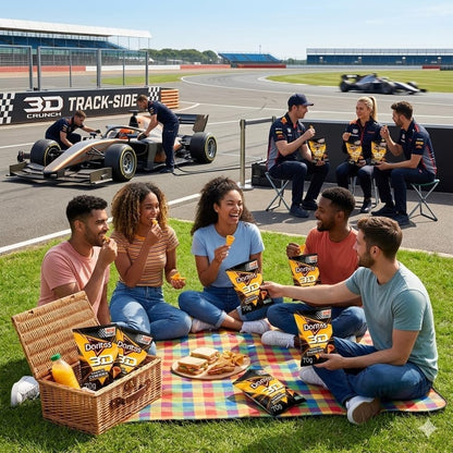 Doritos 3D Crunch Crisps 70g x 18 | Sizzling Steak & Nacho Cheese