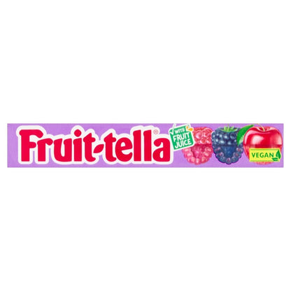 Pack of 40 or 320 Fruit-tella Chewy Toffees Candy Bulk Pack 41g Vegan Fruit