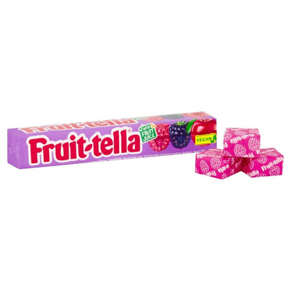 Pack of 40 or 320 Fruit-tella Chewy Toffees Candy Bulk Pack 41g Vegan Fruit
