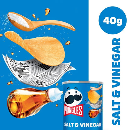 Pringles Multipack Crisps 40g x 12 | Original, BBQ, Salt & Vinegar & Sour Cream & Onion