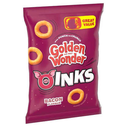 Golden Wonder Crisps & Snacks 40g–63g | Ringos, Saucers, Toms & Oinks