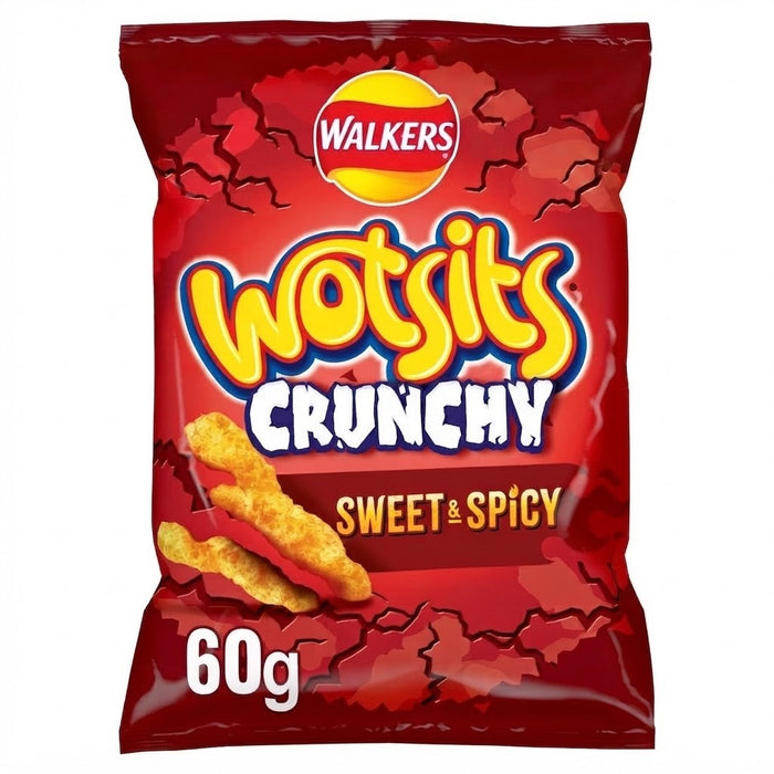 Walkers Wotsits Crunchy Sweet & Spicy 60g x 15 | Sharing Snacks