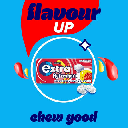 Extra Refreshers Sugar Free Chewing Gum Handy Box 7 Pieces Multi Flavours Bulk