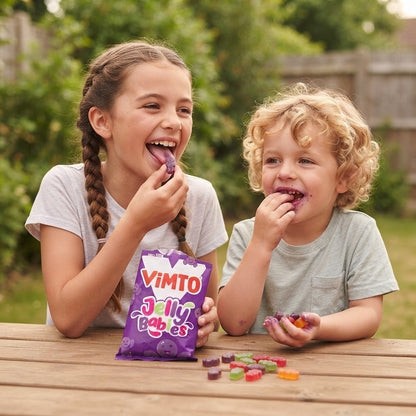 Vimto Jelly Babies 120g x 12 | Halal Real Fruit Juice | Bulk Pack
