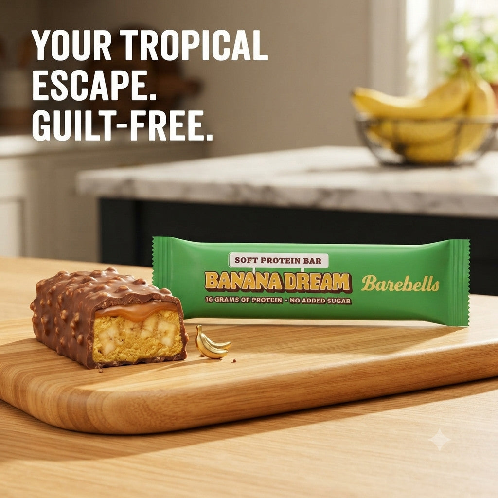 Barebells Soft Protein Bar Multipack 12x 55g Caramel Choco Banana Marshmallow
