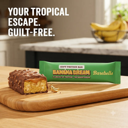 Barebells Soft Protein Bar Multipack 12x 55g Caramel Choco Banana Marshmallow