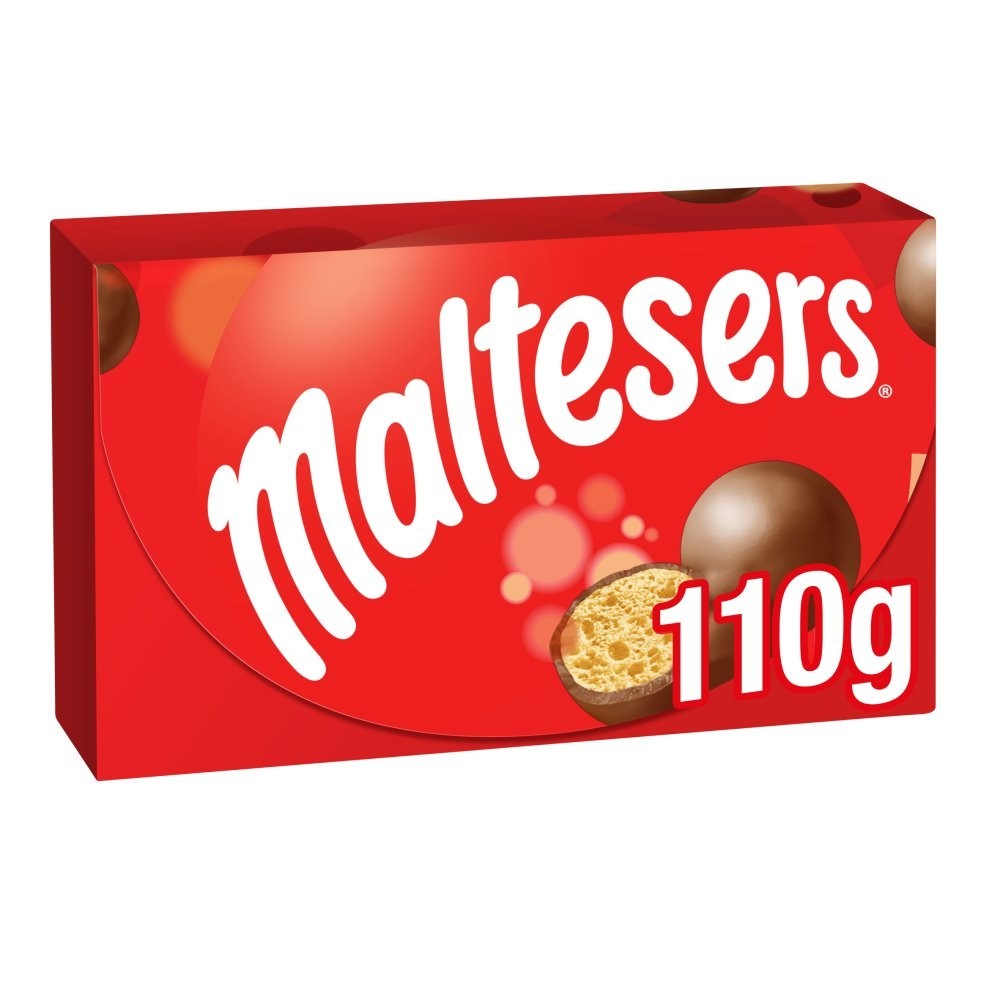 110g Maltesers Milk Chocolate Box Gift Treat Choice of Single Pack or Bulk Box