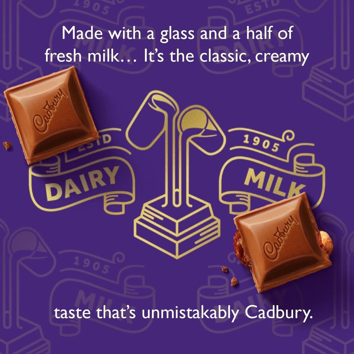 Cadbury Dairy Milk Caramel Chocolate Bar 120g x 16 Bulk Multi-Pack