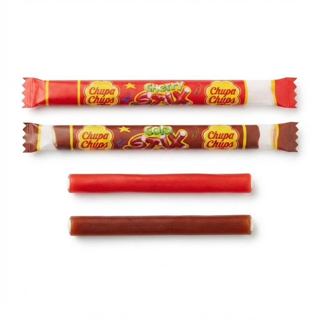 Chupa Chups Stix Chewy Sweets 10g x 150 | Cola & Cherry
