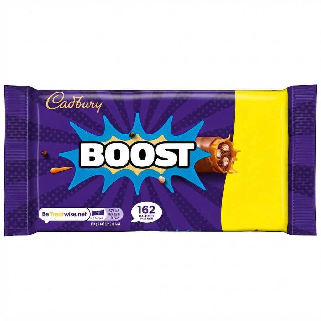 Cadbury Boost Chocolate Bar Multi Pack 126g x 12 Irish Import Bulk Buy