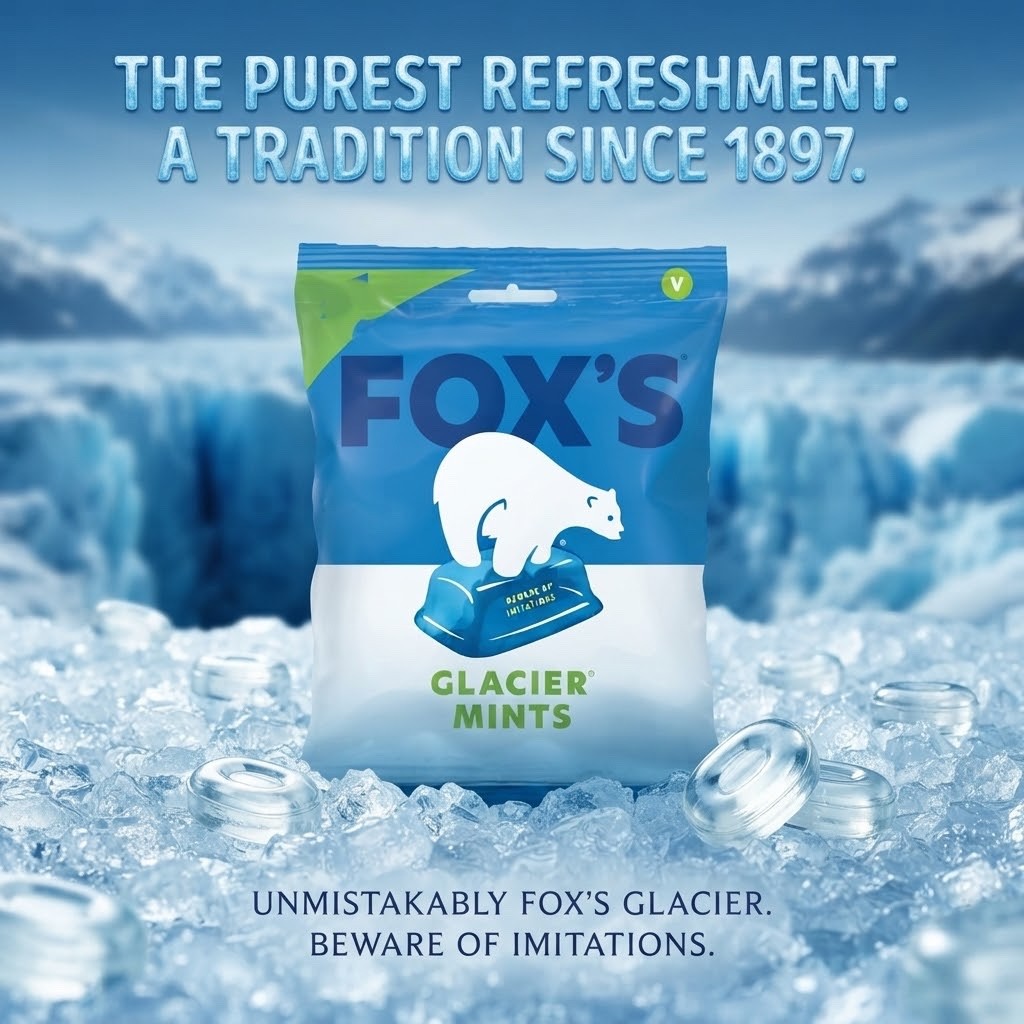 Fox's Glacier Fruits & Glacier Mints 100g x 12 | Vegan Variety Pack