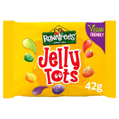 42g x 36 Rowntree's Jelly Tots Sweets Bulk Box Fruit Flavoured Vegan Vegetarian