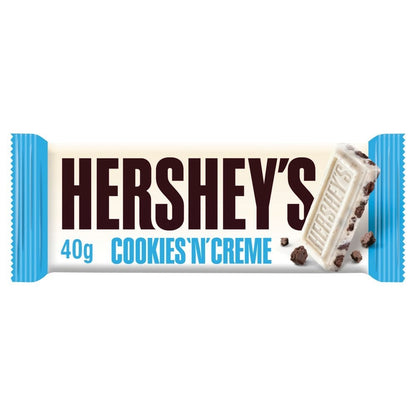 Hershey's Cookies 'N' Creme Bar Variety Pack 15g, 40g, 90g Bulk Box UK Confectionery