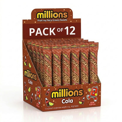 Millions Bubblegum Chewy Sweets 55g x 12 | Tiny Tasty Sweets