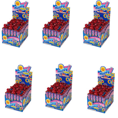 Chupa Chups Melody Pops Strawberry Lollipops 17g x 48 | Candy Toy