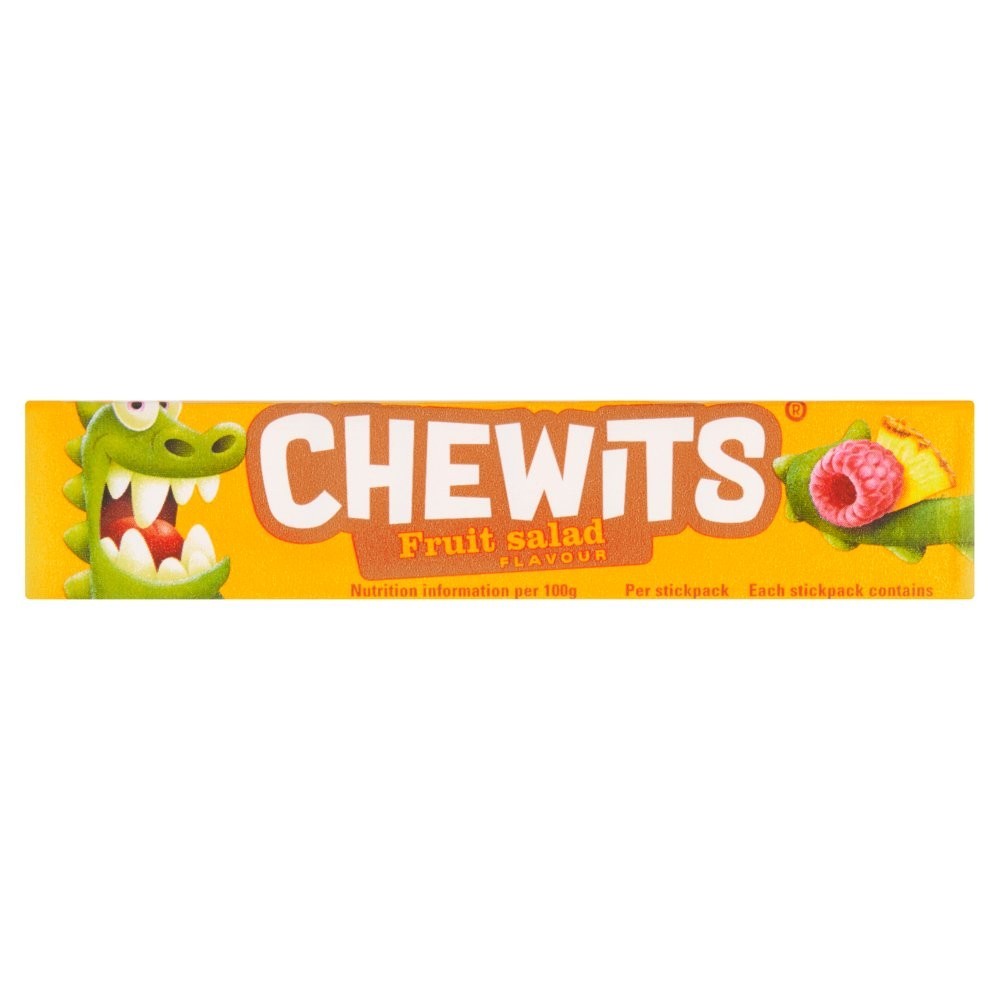 Chewits Chewy Sweets 30g x 40 | Blue Raspberry, Strawberry, Cola & Fruit Salad
