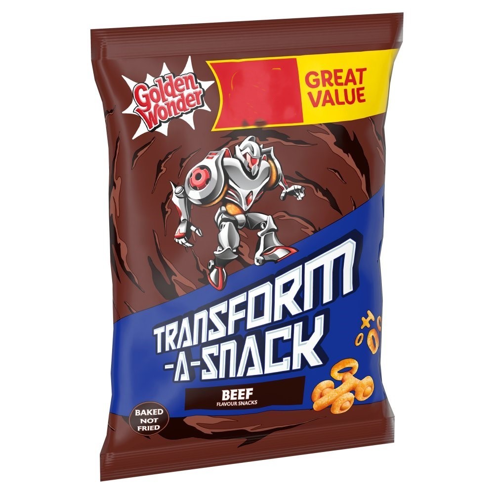 Golden Wonder Transform-A-Snack Crisps 56g x 18 | BBQ, Spicy, Cheese & Onion & Beef
