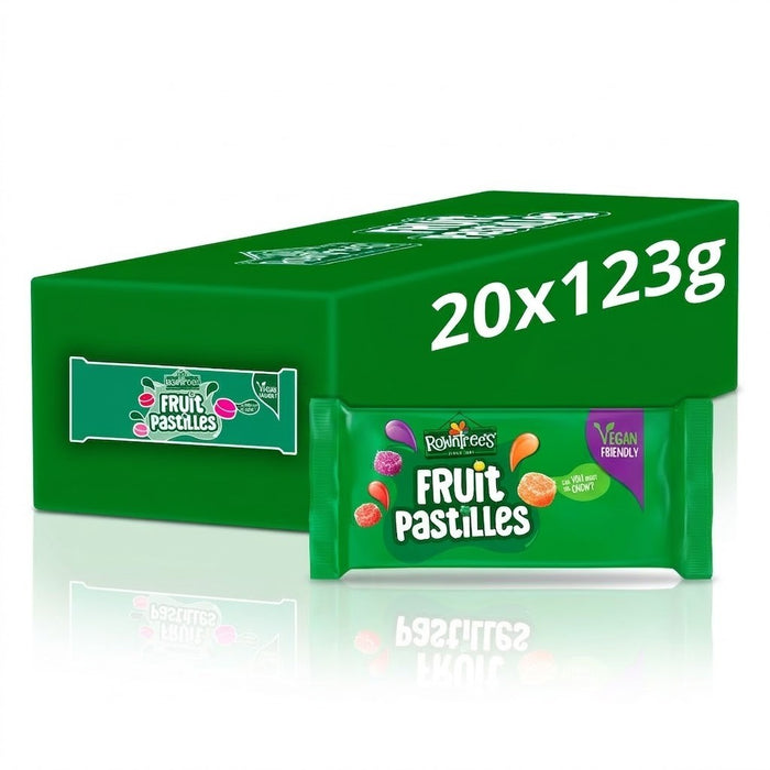 123g x 20 Rowntree's Fruit Pastilles Sweets 3 Pack Multipack Bulk Box Vegan