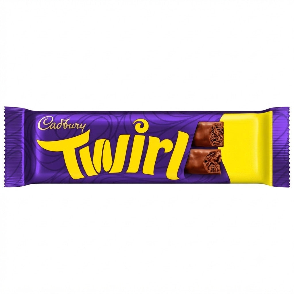 Cadbury Twirl Chocolate Bar Range Xtra Duo 54g 107.5g 43g Bulk Box Multipack