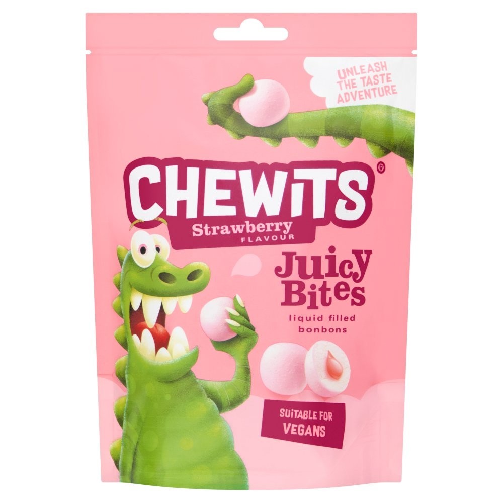 Chewits Bites 115g x 10 | Strawberry, Blue Raspberry & Xtreme Apple | Vegan