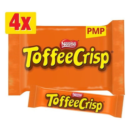 Nestle Toffee Crisp Chocolate Bar Bulk Box 38g 24x Or 4 Pack Multipack 124g x 14