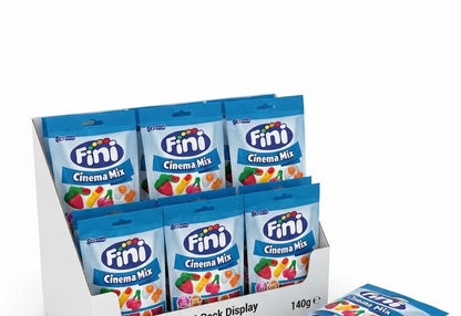 Fini Cinema Mix Fruit Gums Sweets 140g x 12 | Gluten Free & Fat Free