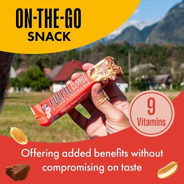 40g x 15 FULFIL Vitamin & Protein Bars Multipack Low Sugar High Protein Healthy