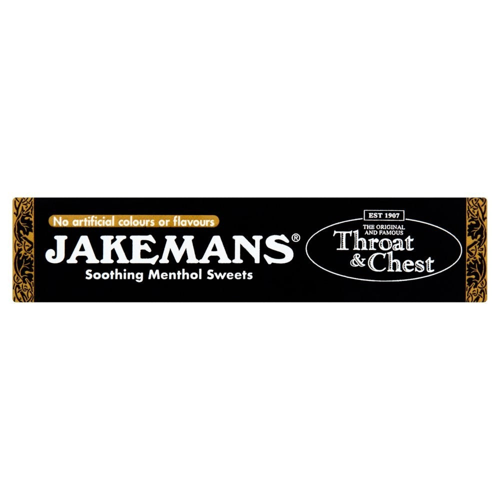 Jakemans Throat & Chest Menthol Sweets 41g x 20 | Vegetarian