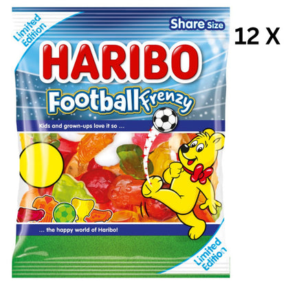 12 x 140g HARIBO Limited Edition Football Frenzy Sweets Pack