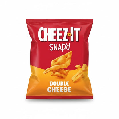 Cheez-It Thin & Crispy Baked Cheese Snacks 65g x 16 | Double Cheese or Cheese & Chilli